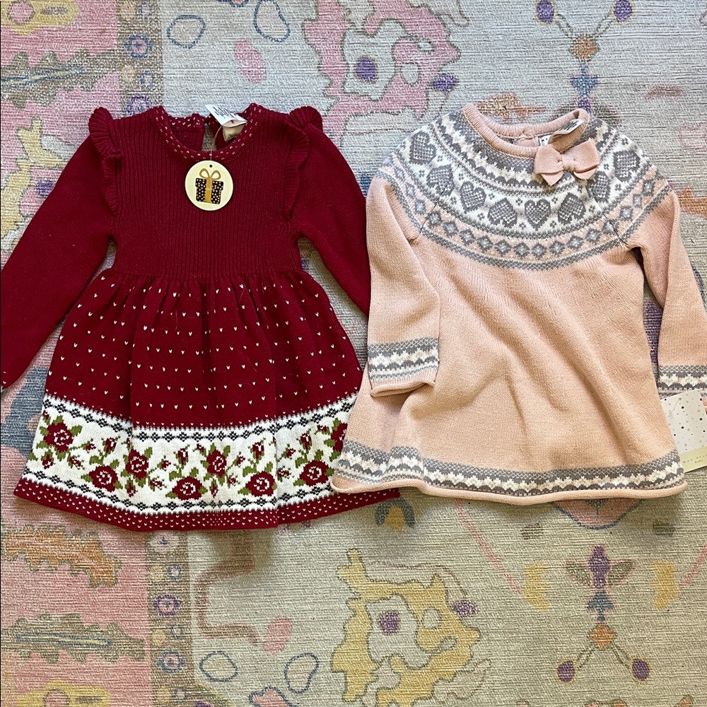 Girls NWT Winter Sweater Dresses